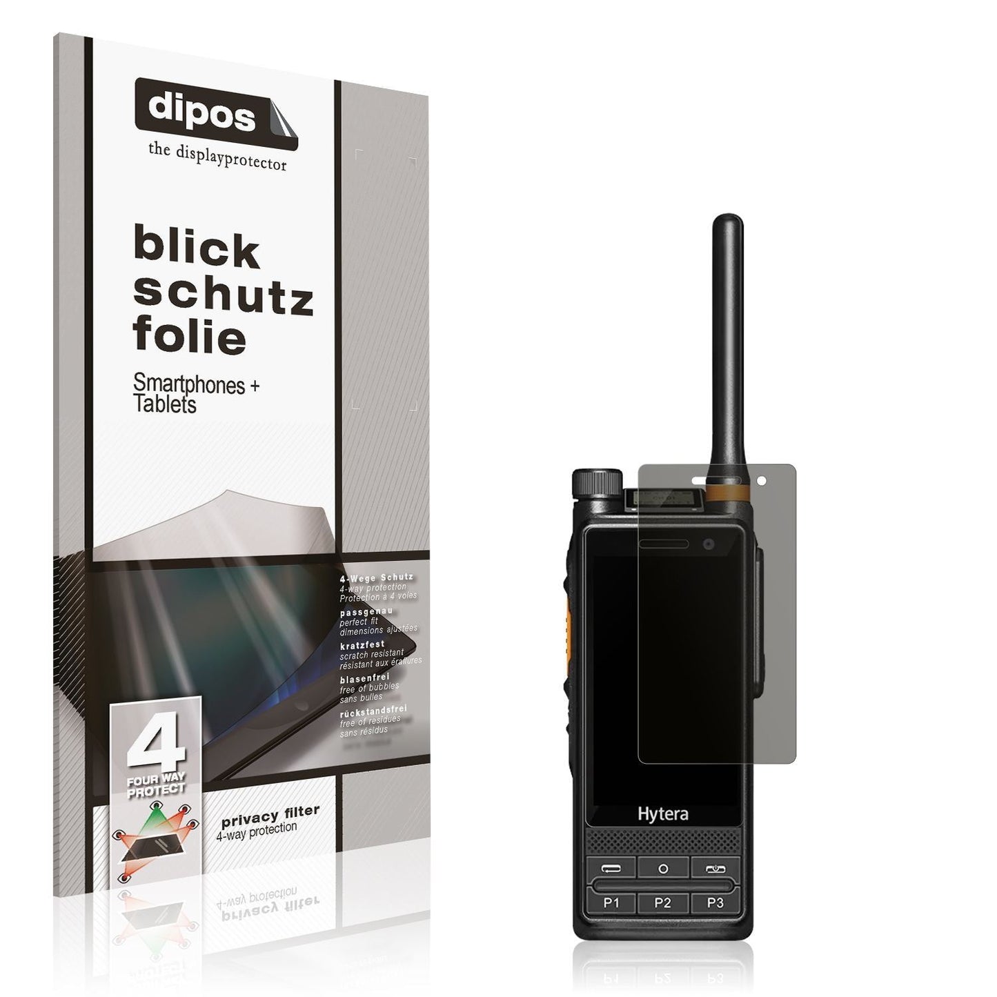 Blickschutzfolie für Hytera PDC680 matt Schutzfoli (1)