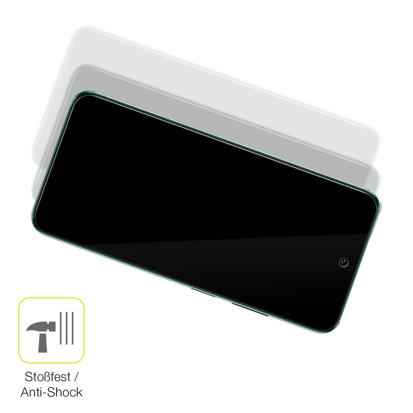 2x 3D Full Cover Schutzfolie für Itel A95 5G (4)