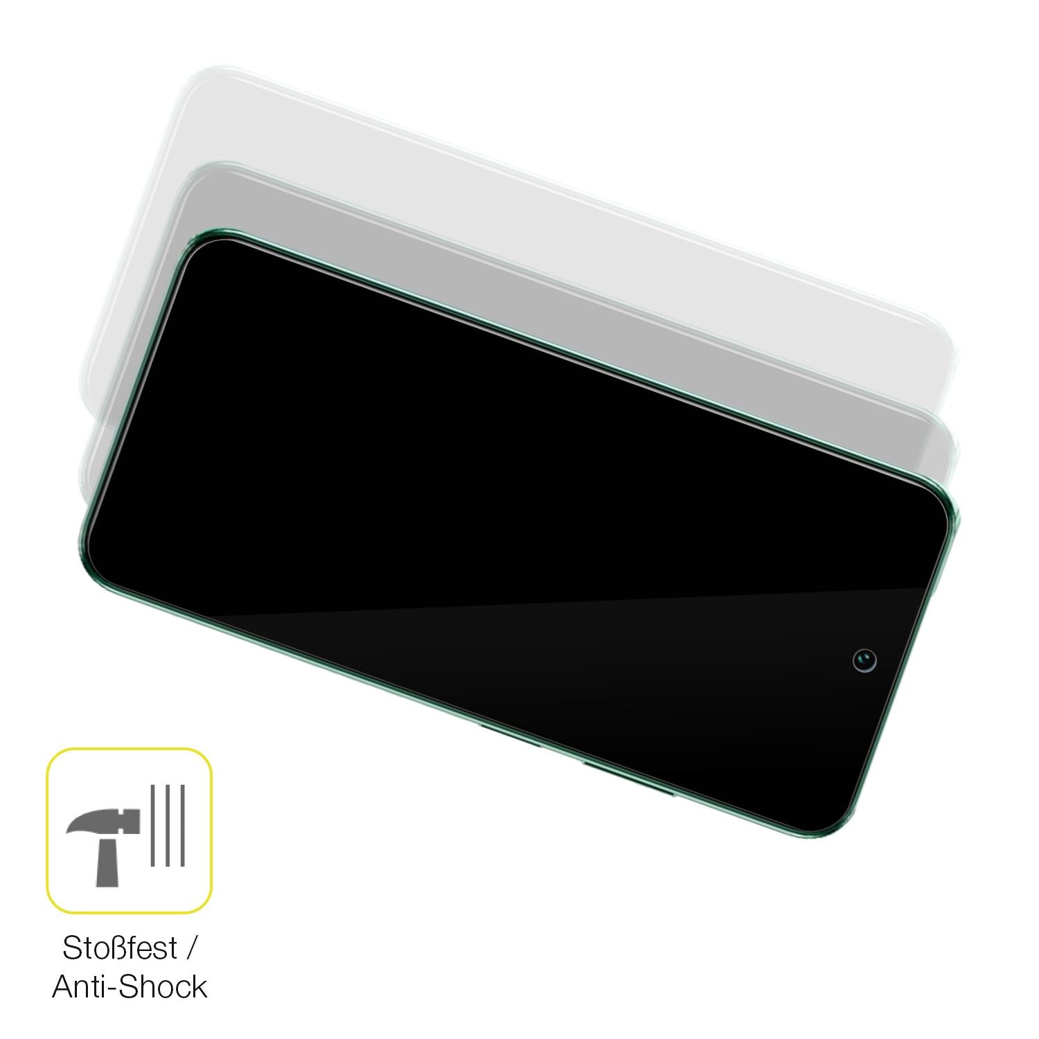 2x 3D Full Cover Schutzfolie für Itel A95 5G (4)