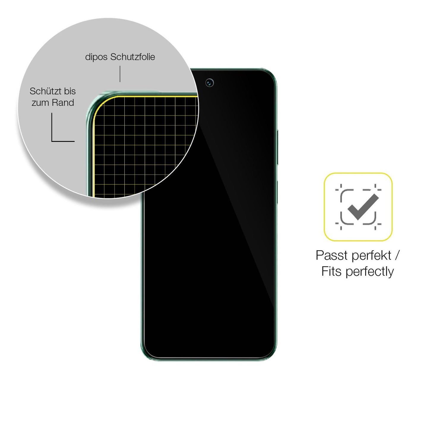 2x 3D Full Cover Schutzfolie für Itel A95 5G (6)