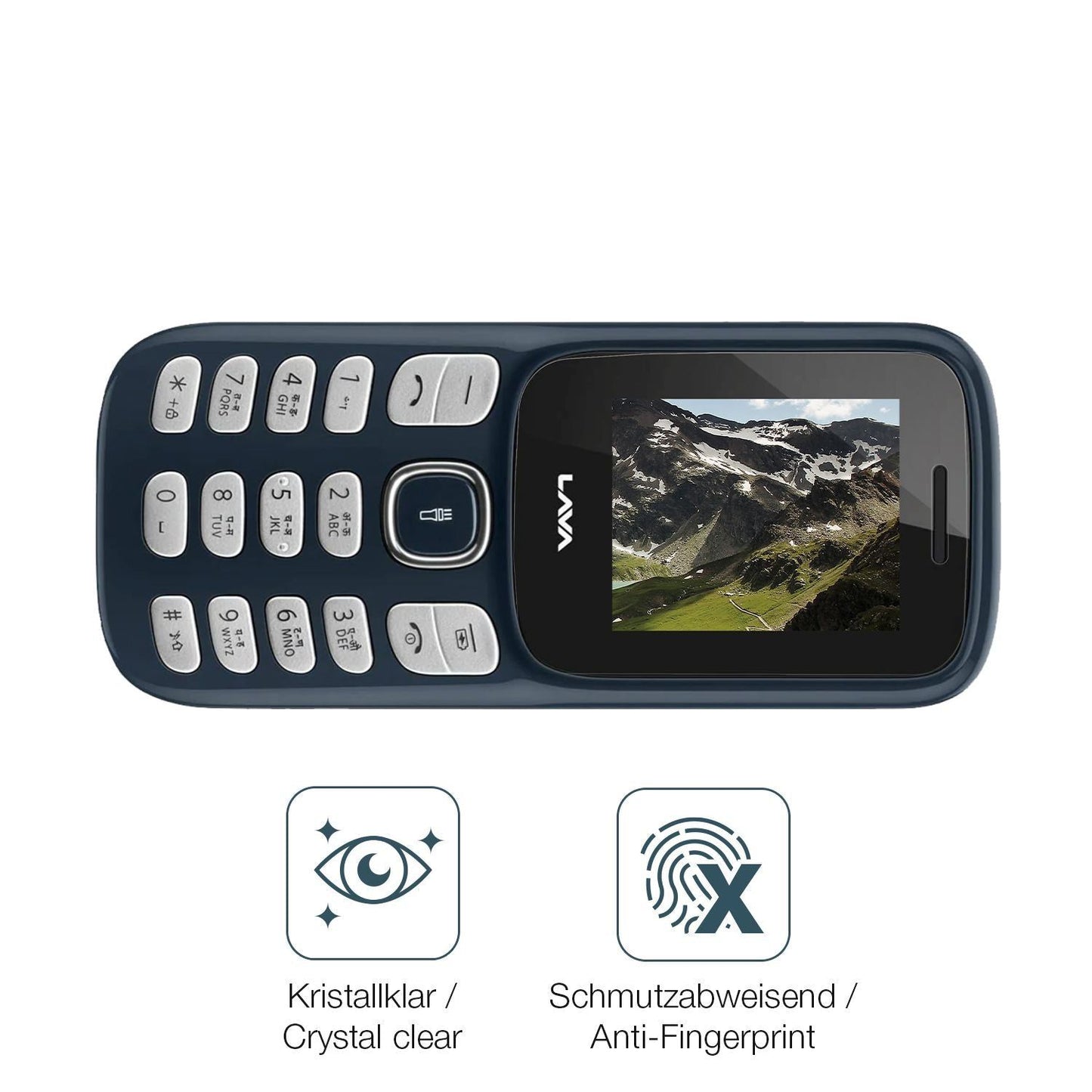 4x Schutzfolie klar für Lava A1 Vibe Display-Schut (4)