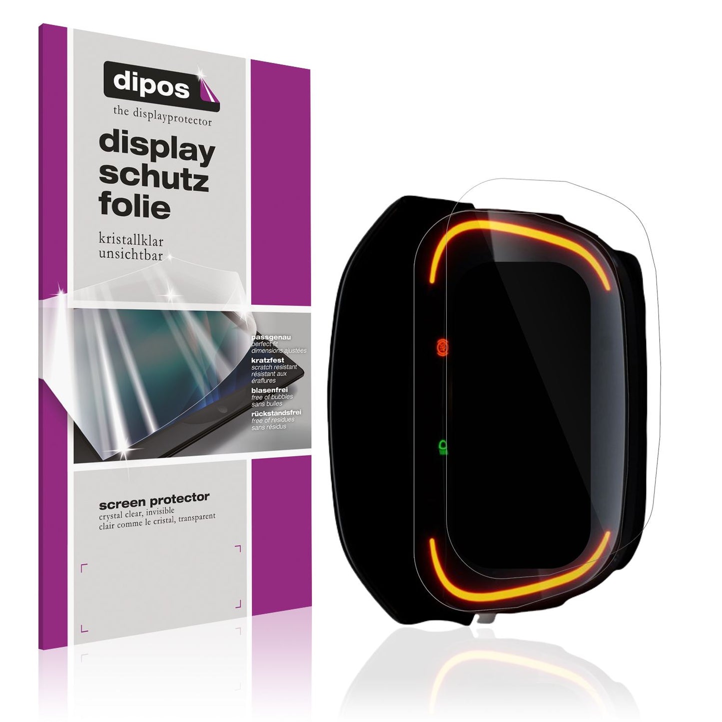 2x Schutzfolie klar für Segway E125 Display-Schutz (1)
