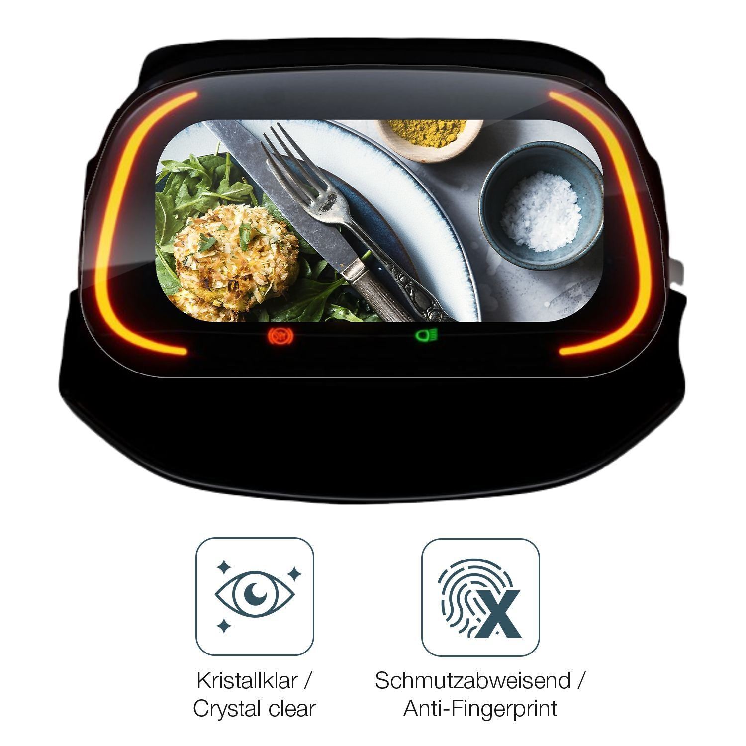 2x Schutzfolie klar für Segway E125 Display-Schutz (4)