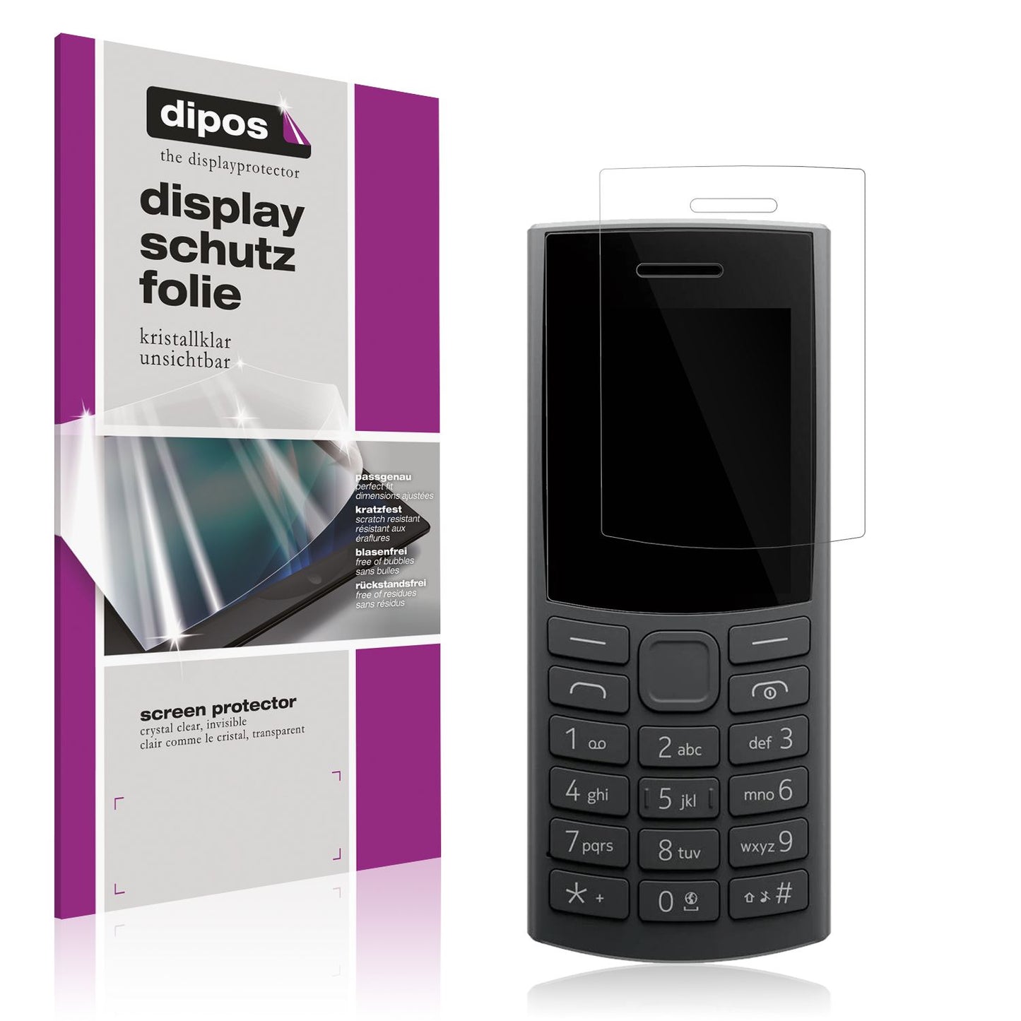 4x Schutzfolie klar für Nokia 105 2G Edition 2025  (1)
