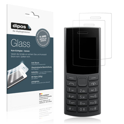 2x 9H Schutzfolie matt für Nokia 105 2G Edition 20 (1)