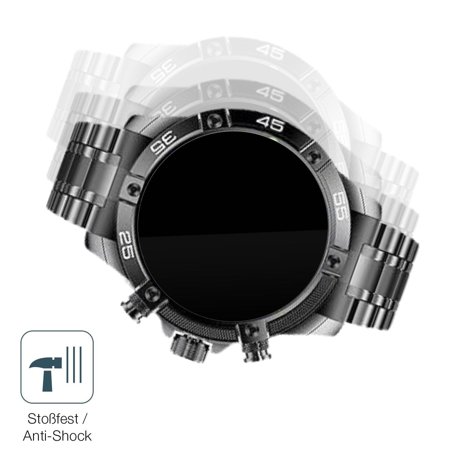 2x 9H Schutzfolie für OHUGNA Smartwatch 1.53 Zoll  (4)