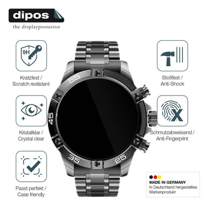 2x 9H Schutzfolie für OHUGNA Smartwatch 1.53 Zoll  (7)