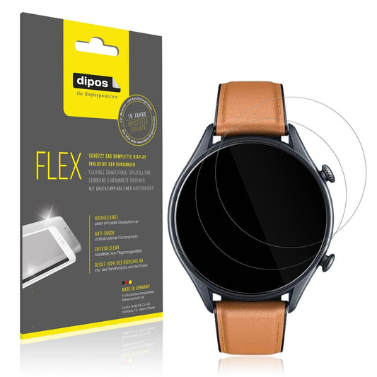 2x 3D Full Cover Schutzfolie für Motsfit Smartwatc (1)