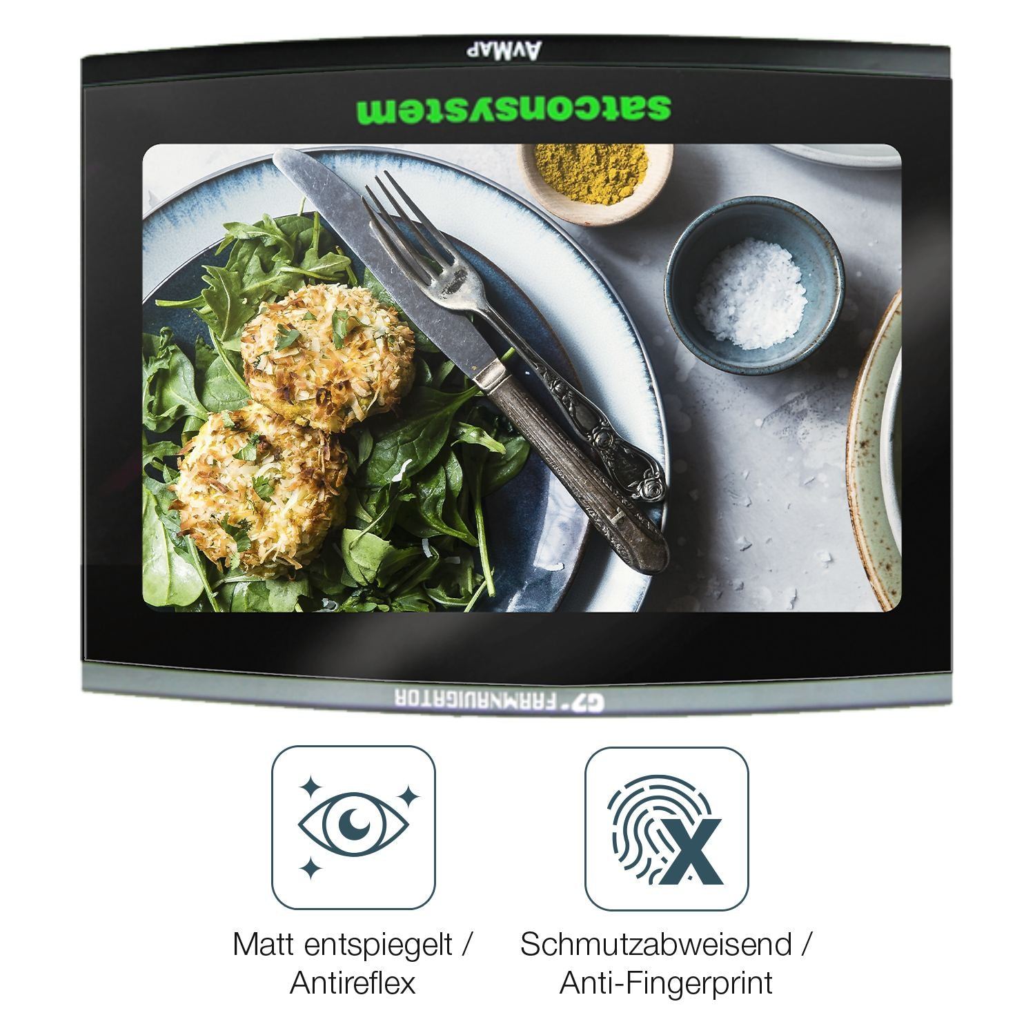2x Schutzfolie matt für Farmnavigator G7 Ezy Displ (4)