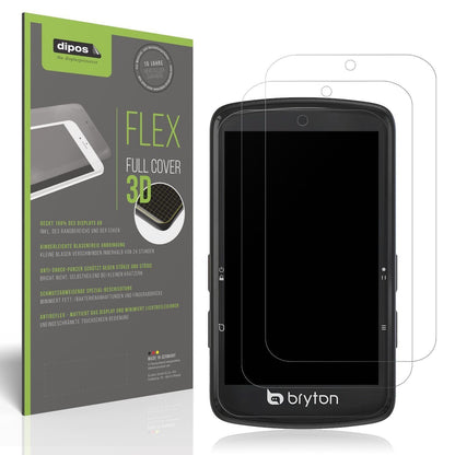 2x Full Cover Schutzfolie matt für Bryton Rider S8 (1)