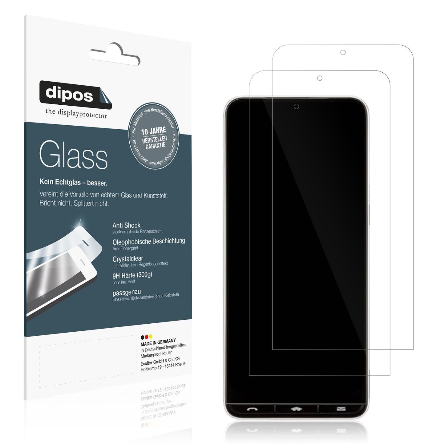 2x 9H Schutzfolie für Kyocera Basio Active3 Panzer (1)