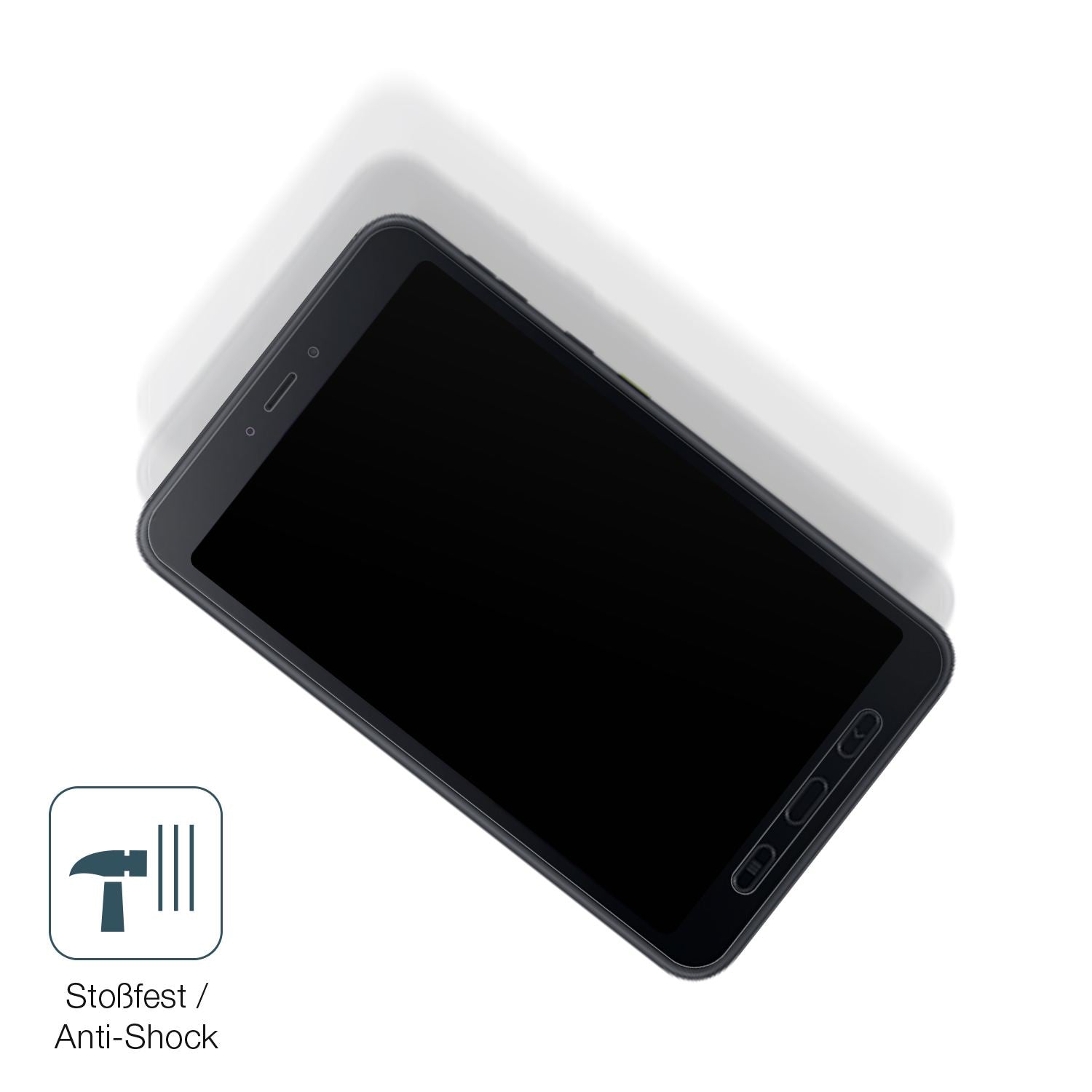 2x 9H Schutzfolie matt für Samsung Galaxy Tab Acti (4)