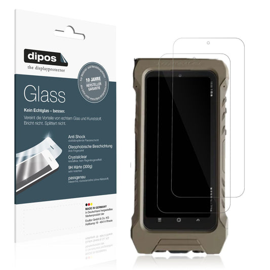 2x 9H Schutzfolie für Samsung Galaxy S23 Tactical  (1)