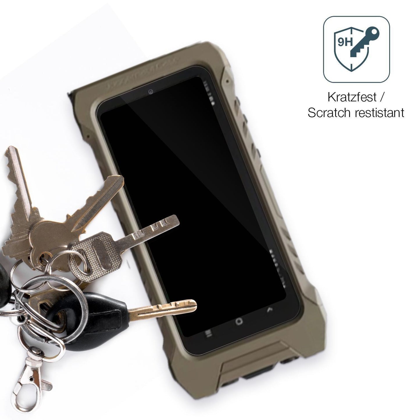 2x 9H Schutzfolie für Samsung Galaxy S23 Tactical  (3)