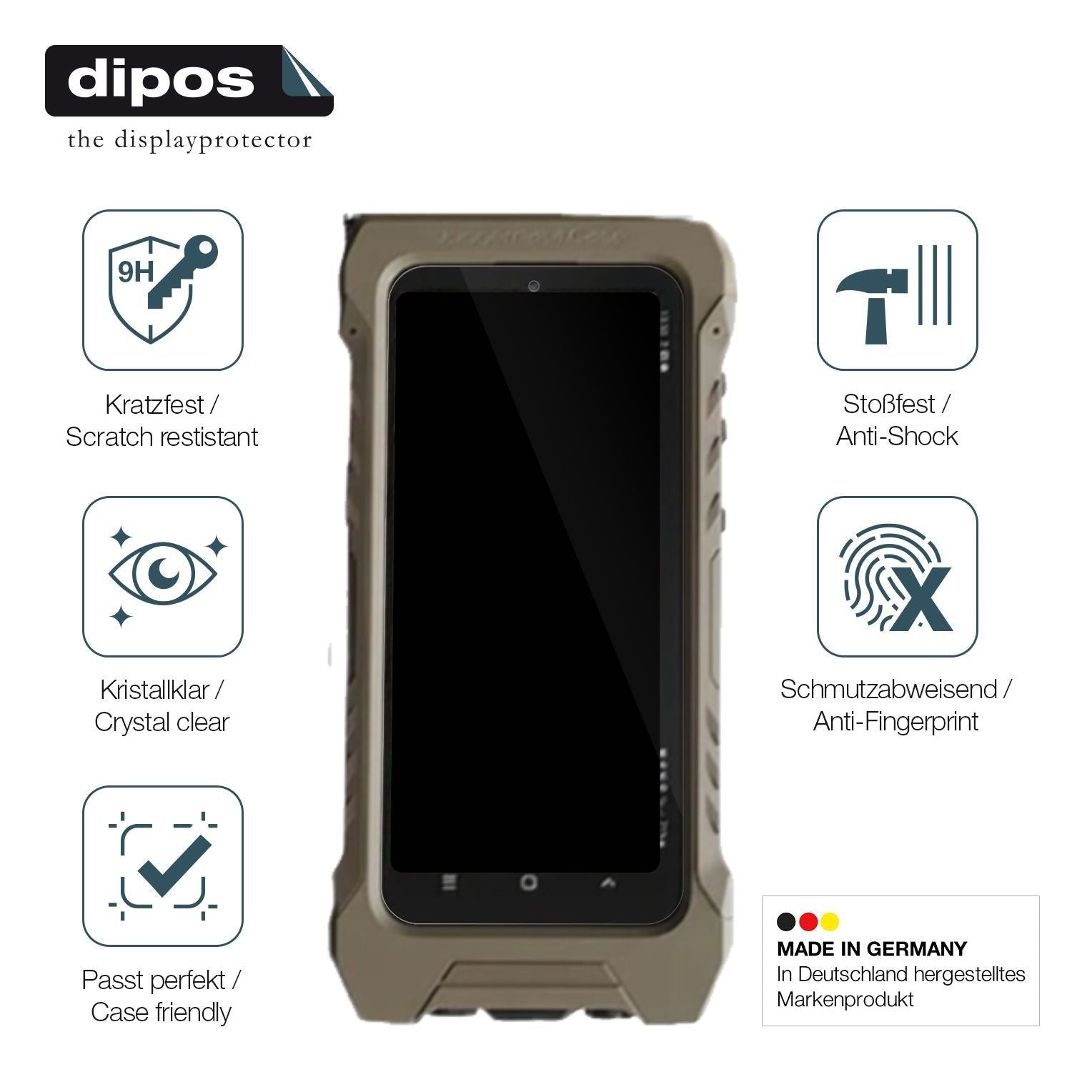 2x 9H Schutzfolie für Samsung Galaxy S23 Tactical  (7)