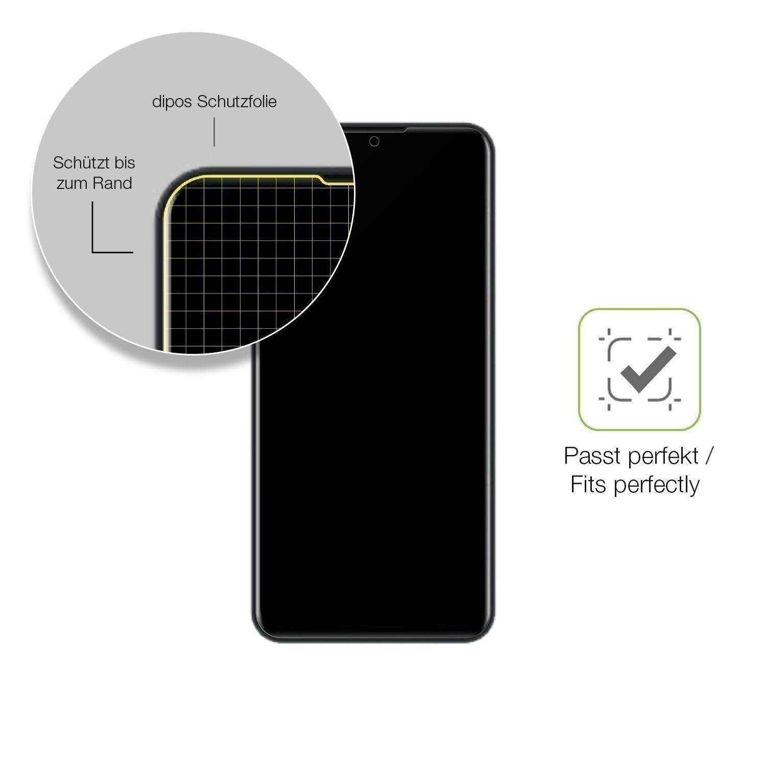 2x Full Cover Schutzfolie matt für I Kall Z10 New (6)