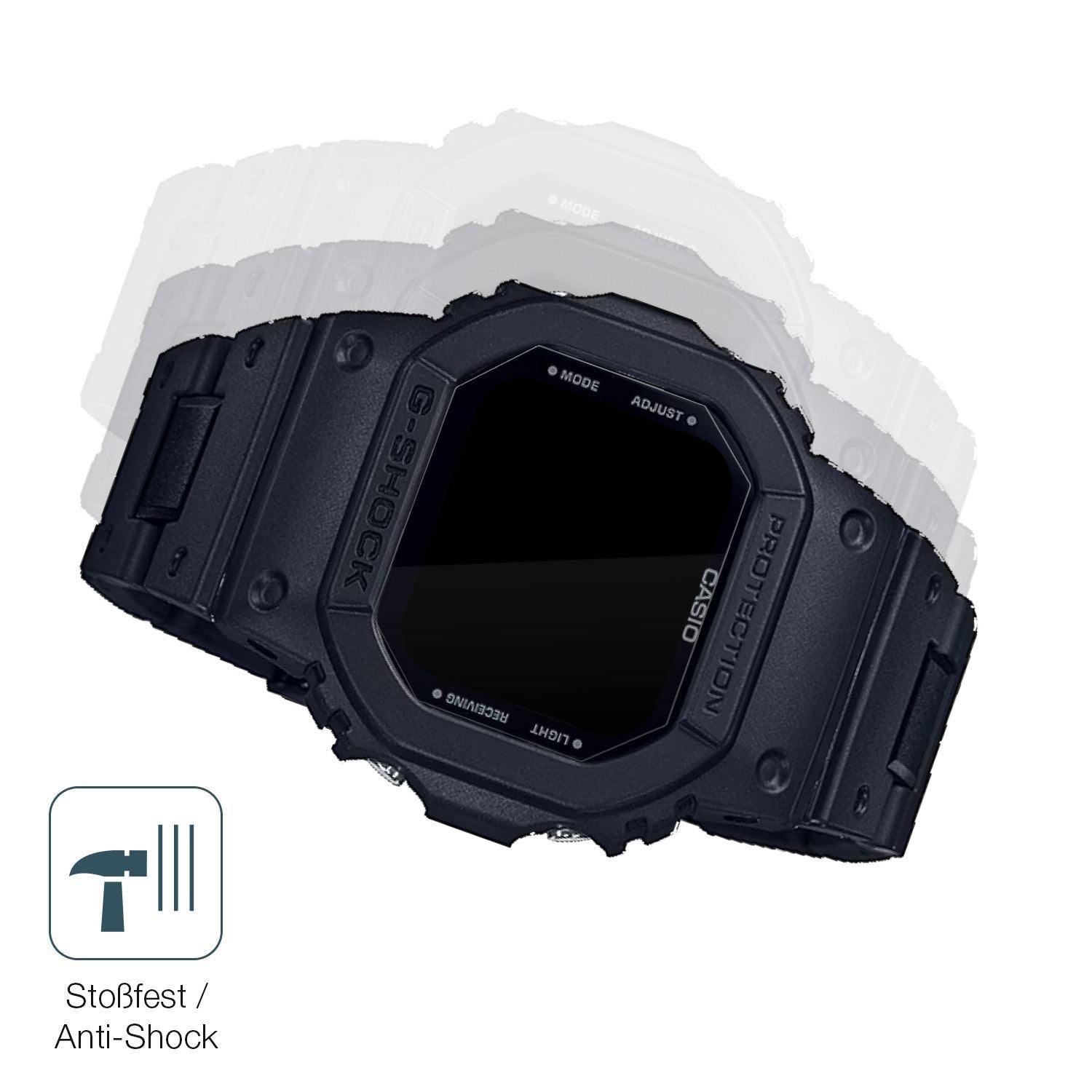 2x 9H Schutzfolie für Casio G-Shock GW-B5600BC-1B  (4)
