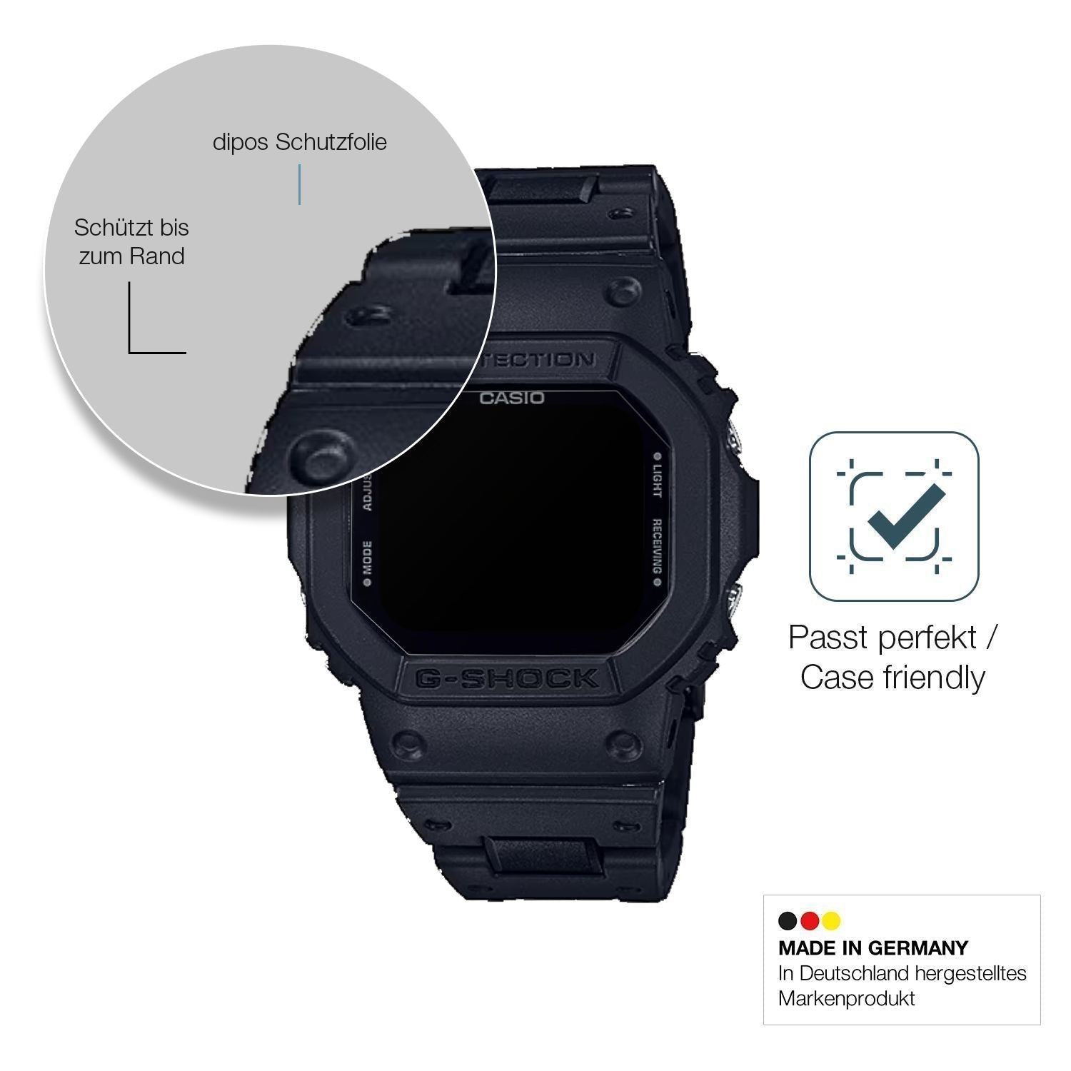 2x 9H Schutzfolie matt für Casio G-Shock GW-B5600B (6)
