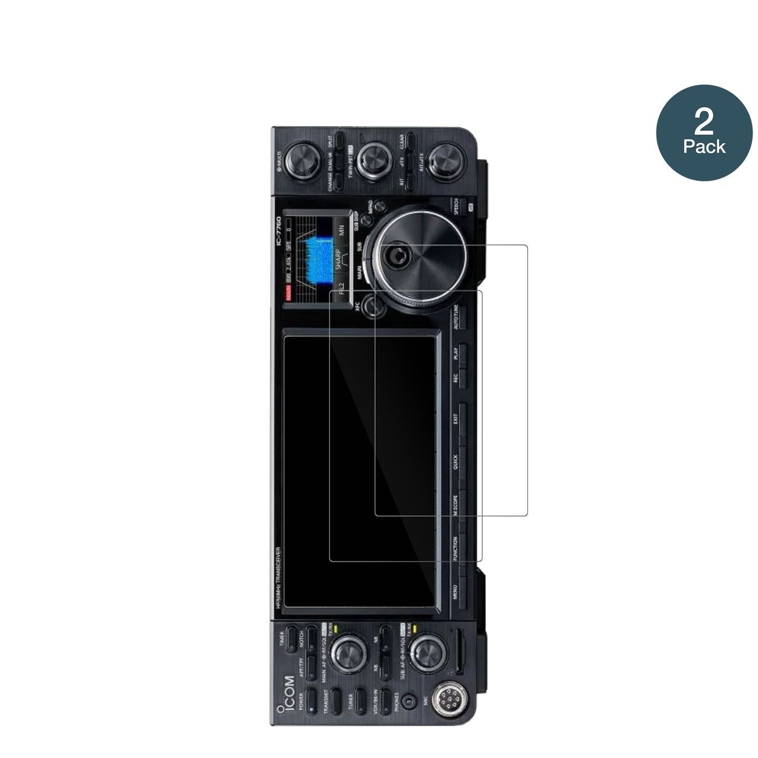 2x 9H Schutzfolie für Icom IC-7760 Panzerfolie (2)