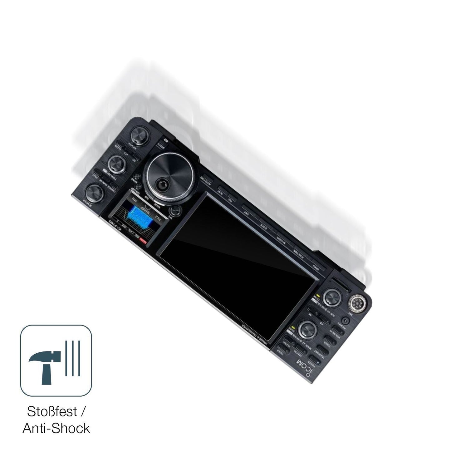2x 9H Schutzfolie für Icom IC-7760 Panzerfolie (4)