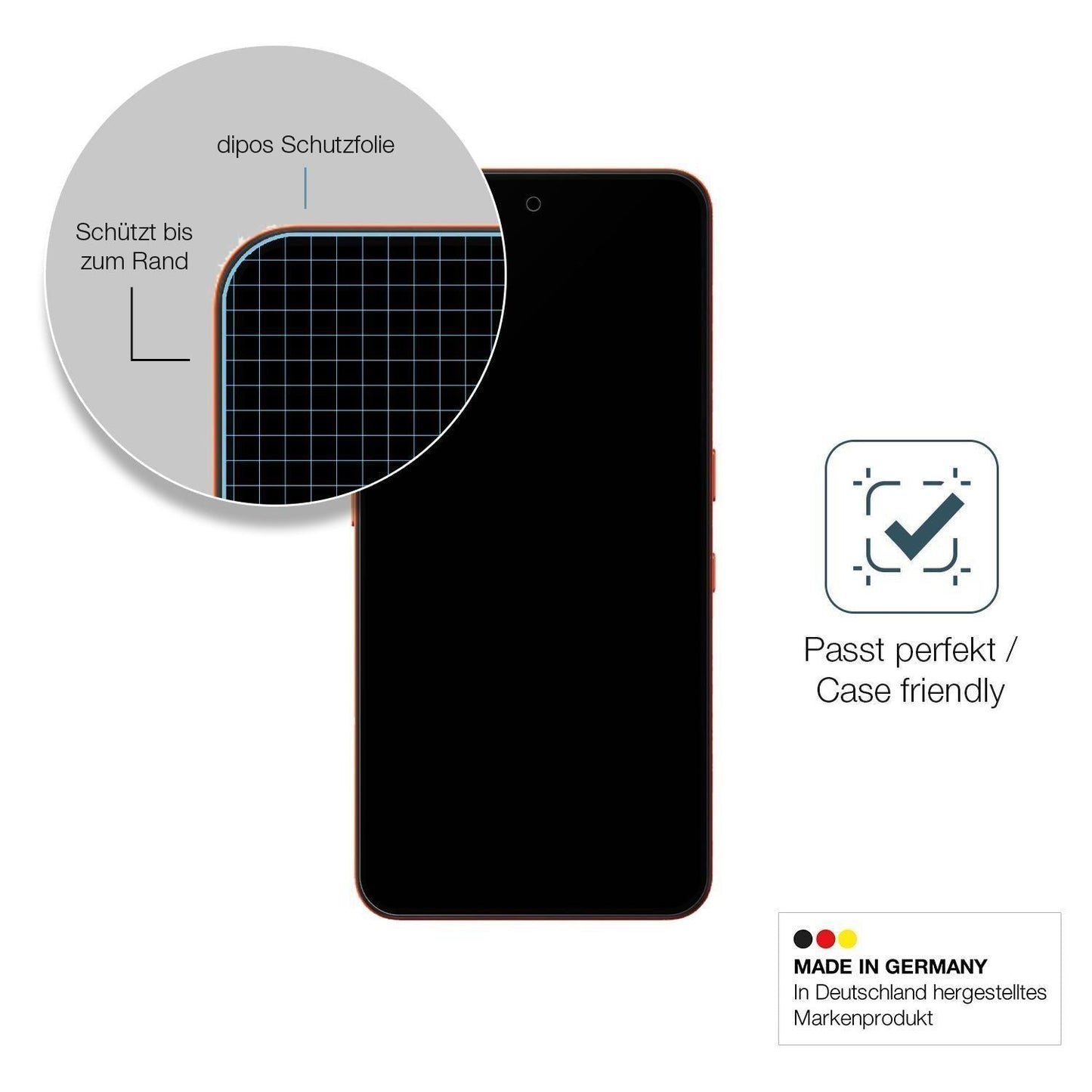 2x 9H Schutzfolie matt für CMF Phone 2 Pro Panzerf (6)