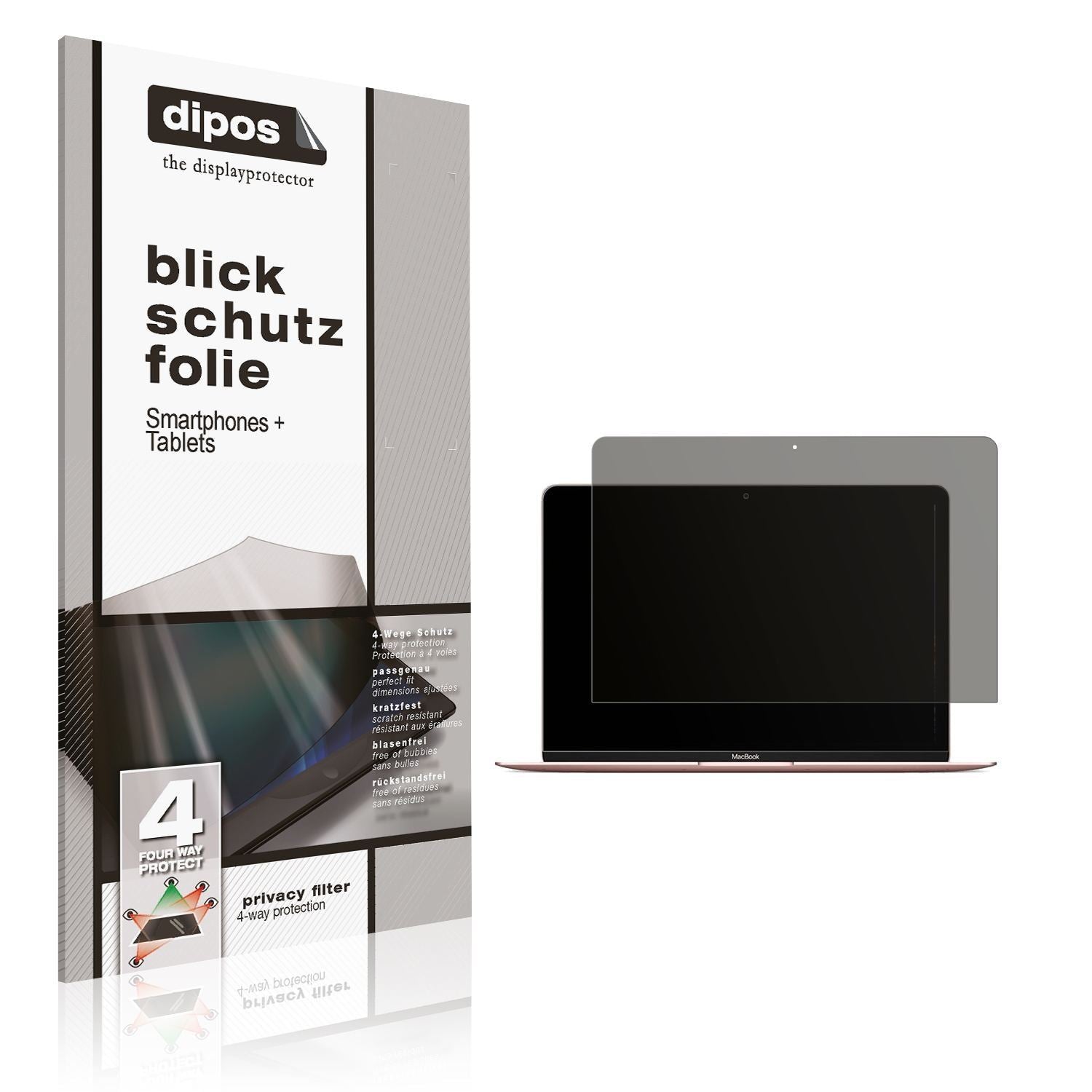 Blickschutzfolie für MacBook 12 Zoll 276 x 180 (20 (1)
