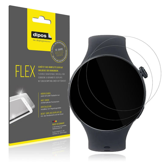 2x 3D Full Cover Schutzfolie für Vivo Watch 5 (1)