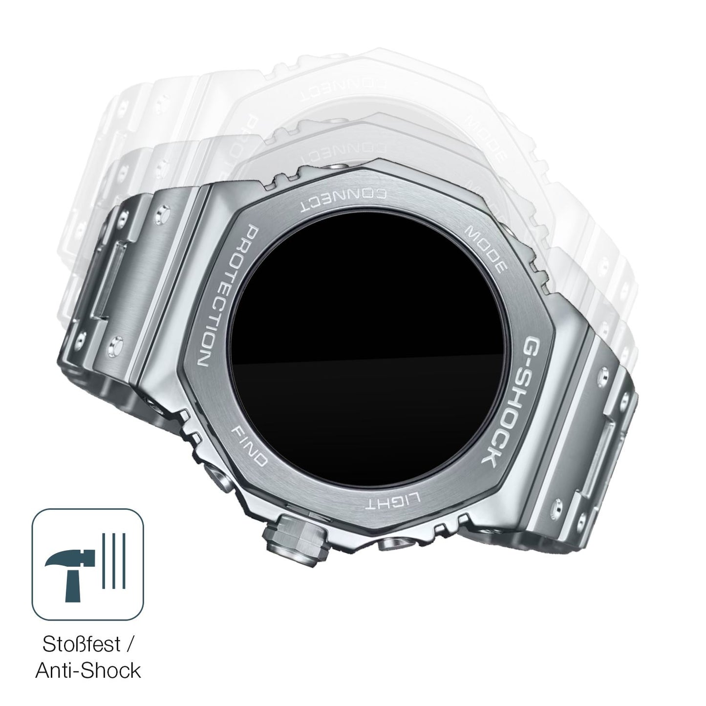2x 9H Schutzfolie für Casio G-Shock GM-B2100D Panz (4)