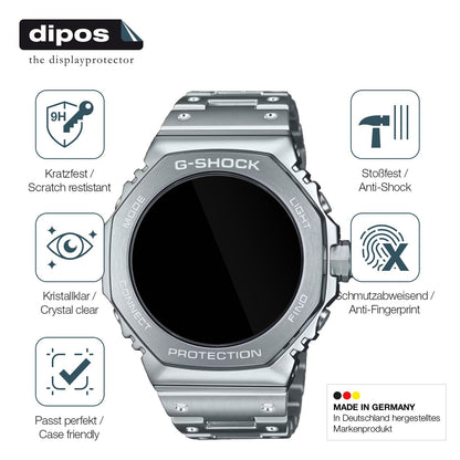 2x 9H Schutzfolie für Casio G-Shock GM-B2100D Panz (7)