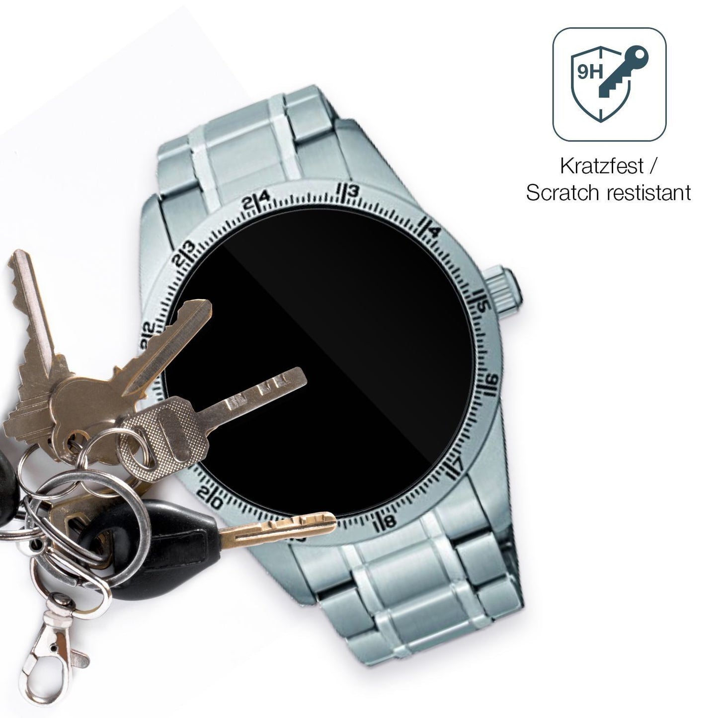 2x 9H Schutzfolie für Seiko 5 Sports SRP513K1 Panz (3)