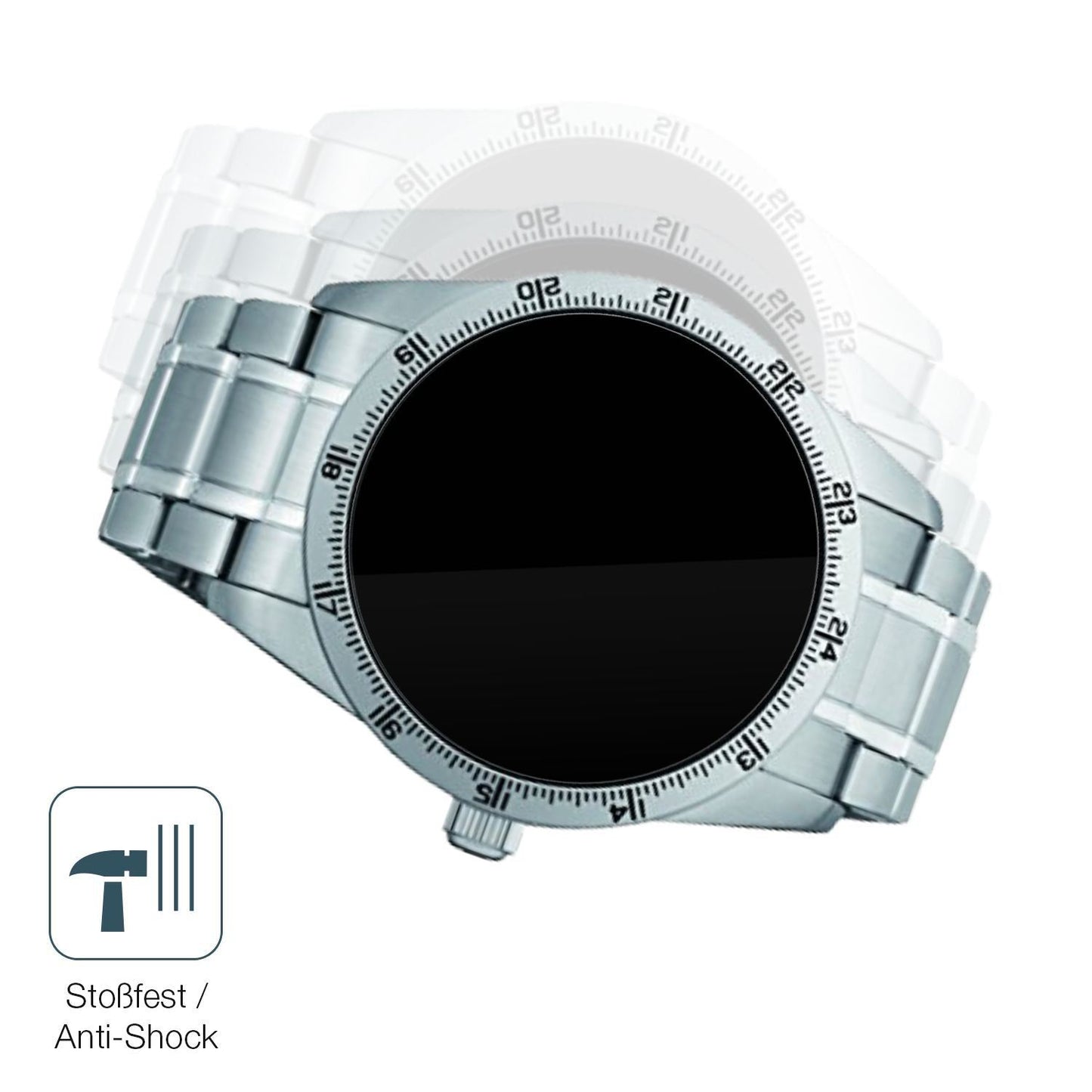 2x 9H Schutzfolie für Seiko 5 Sports SRP513K1 Panz (4)