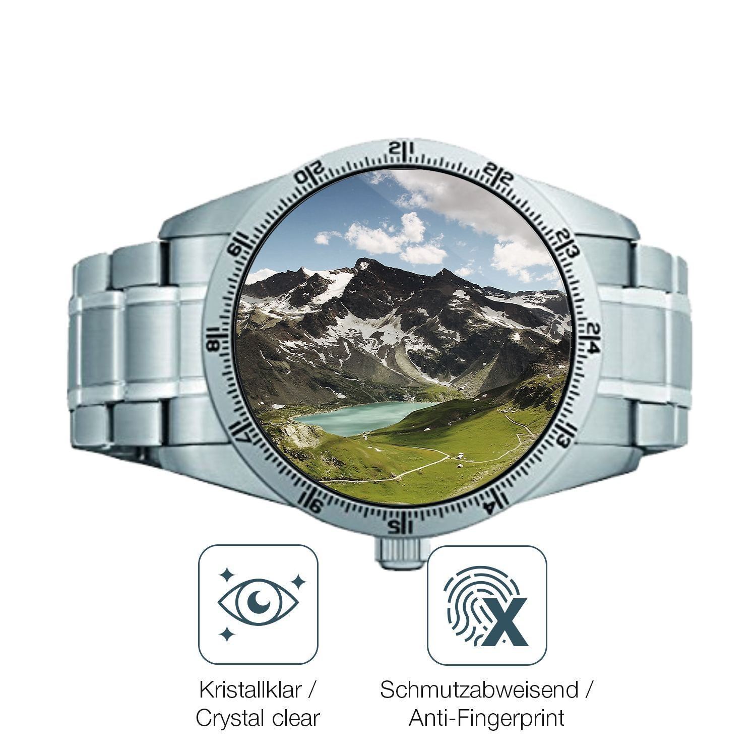 2x 9H Schutzfolie für Seiko 5 Sports SRP513K1 Panz (5)