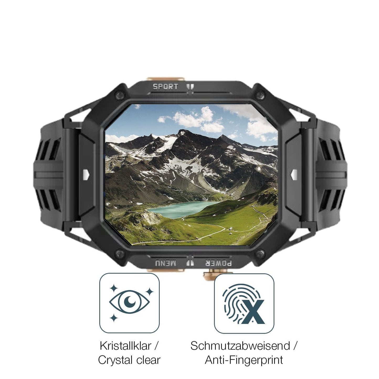 6x Schutzfolie klar für Oukitel BT80 Display-Schut (4)