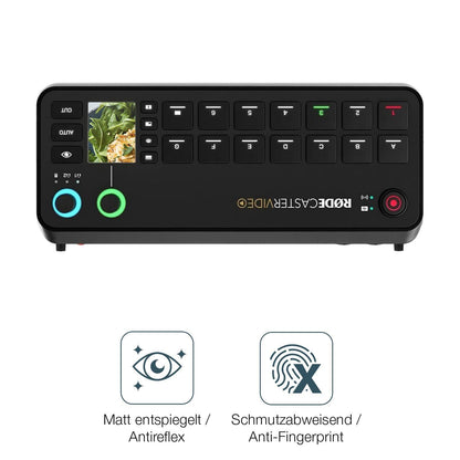 4x Schutzfolie matt für Rode Rodecaster Video Disp (4)