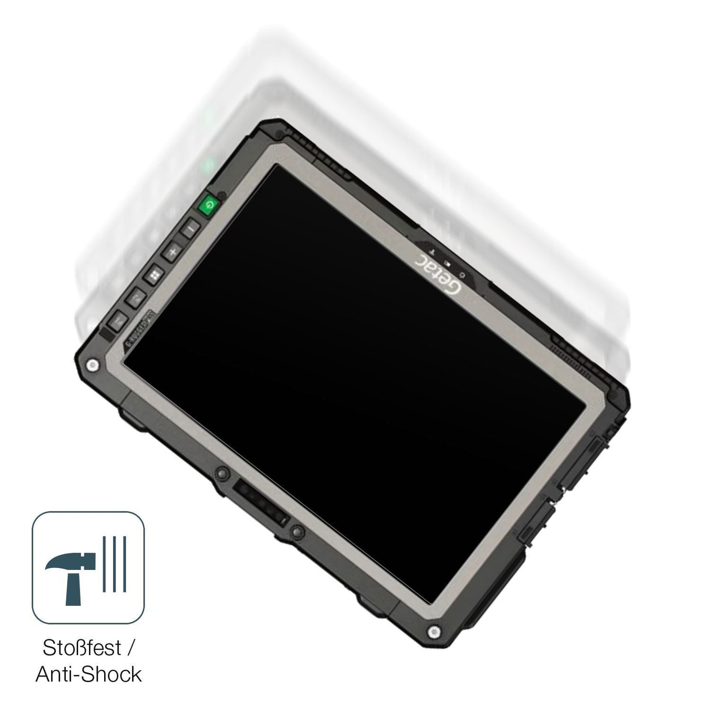 2x 9H Schutzfolie matt für Getac UX10 G3 Panzerfol (4)