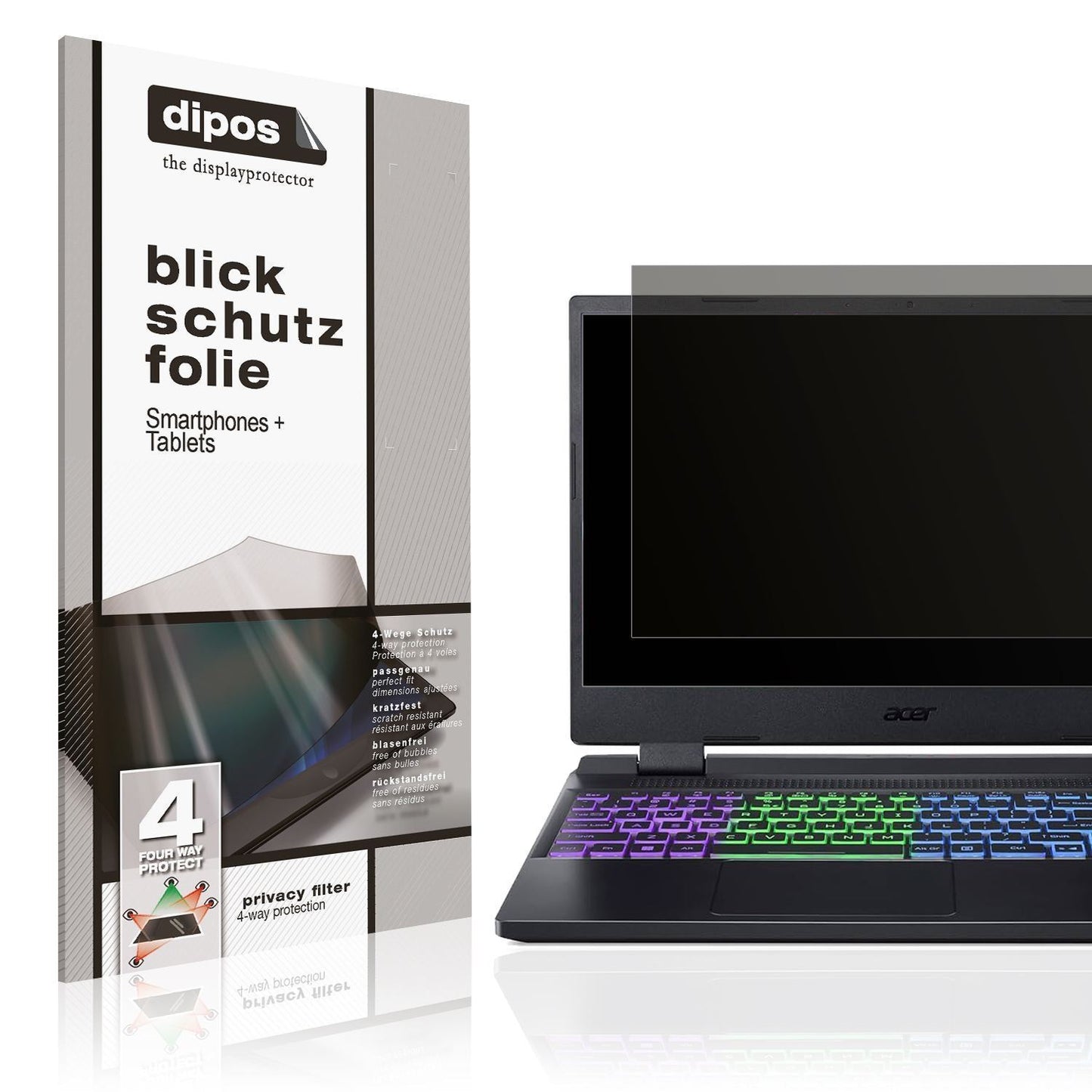 Blickschutzfolie für Acer Nitro 5 AN515-58 matt Sc (1)