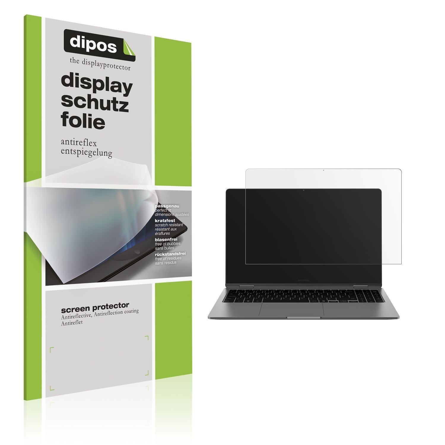 2x Schutzfolie matt für Samsung Galaxy Book 2 Pro  (1)