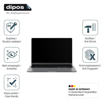 2x 9H Schutzfolie matt für Samsung Galaxy Book 2 P (7)