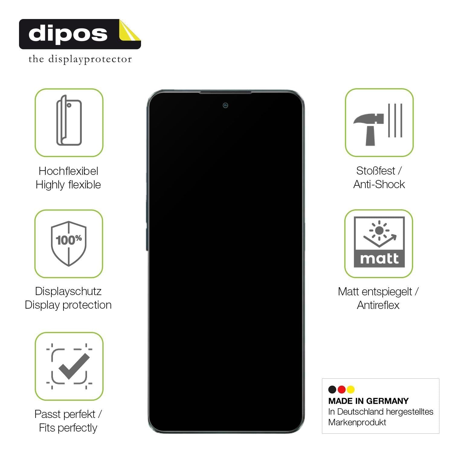 2x Full Cover Schutzfolie matt für Oppo K13x 5G (7)