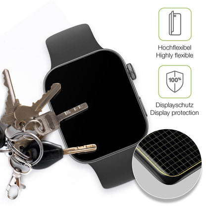 2x Full Cover Schutzfolie matt für Huawei Watch Fi (3)