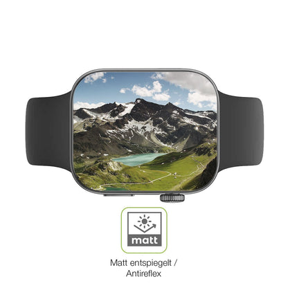 2x Full Cover Schutzfolie matt für Huawei Watch Fi (5)