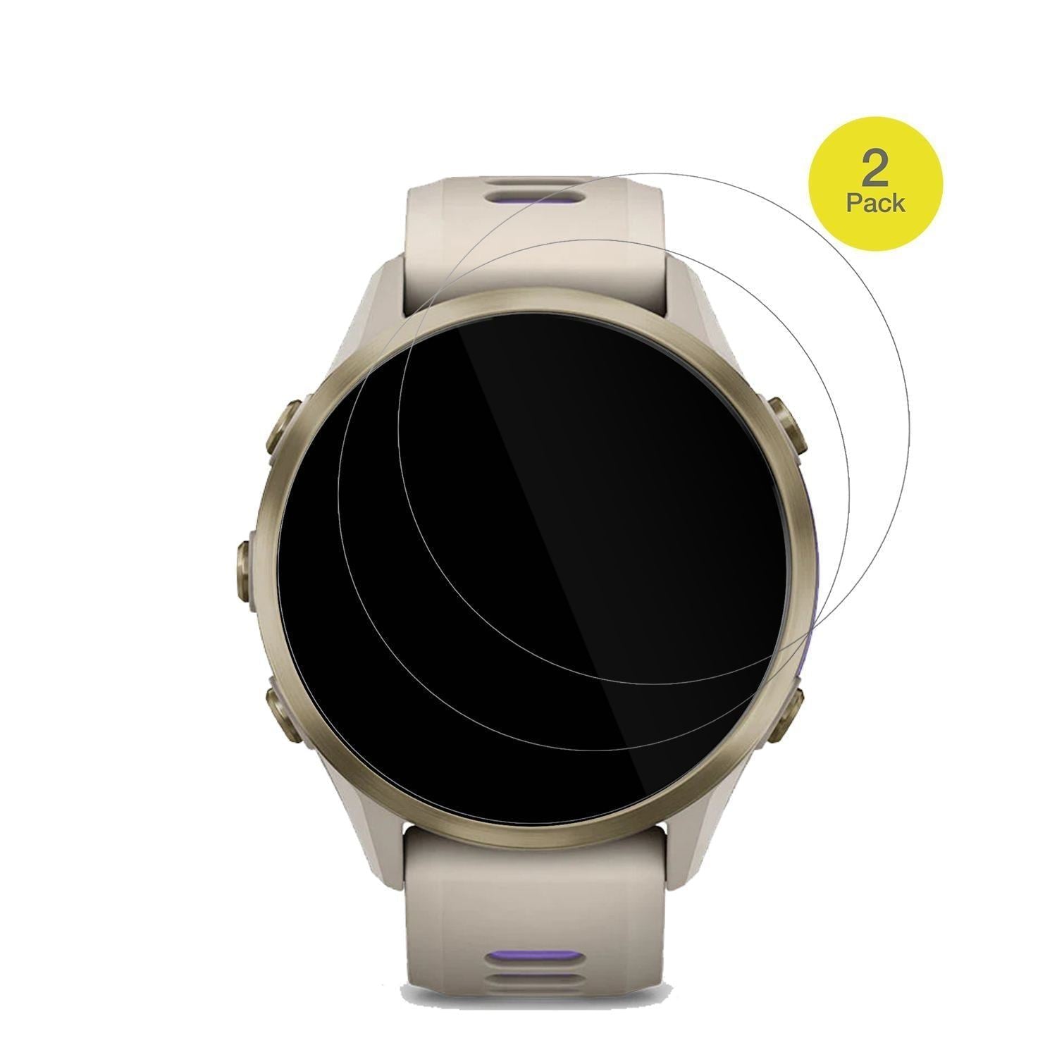 2x 3D Full Cover Schutzfolie für Garmin Forerunner (2)