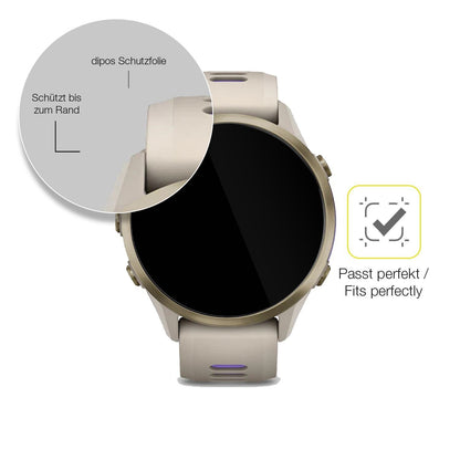 2x 3D Full Cover Schutzfolie für Garmin Forerunner (6)