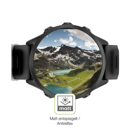 2x Full Cover Schutzfolie matt für Garmin Forerunn (5)