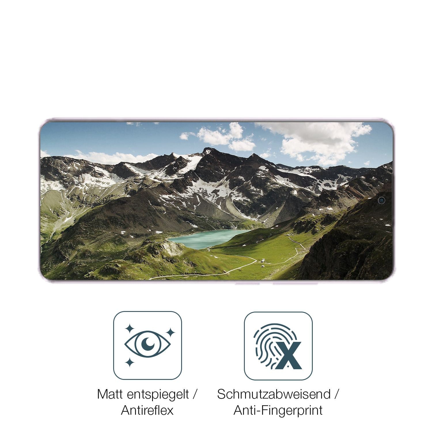 2x 9H Schutzfolie matt für Oppo Reno 14 Pro Panzer (5)