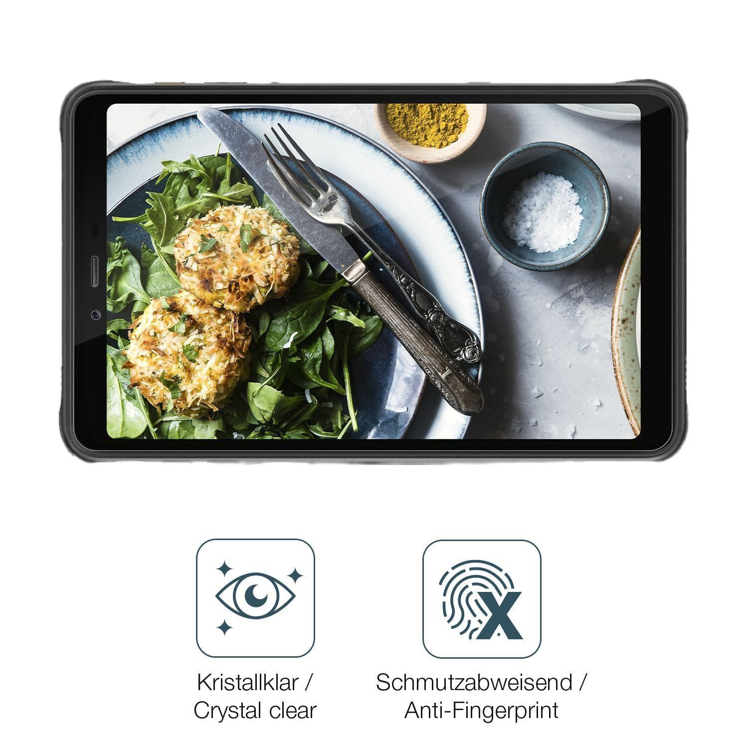 2x Schutzfolie klar für Ulefone Armor Pad Pro Disp (4)