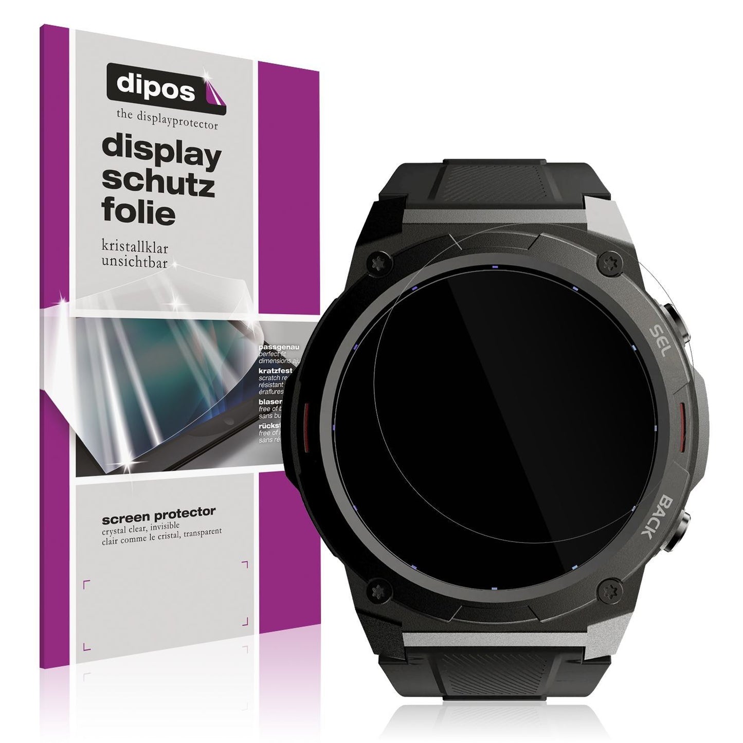 6x Schutzfolie klar für GARD PRO Ultra 2+ Display- (1)