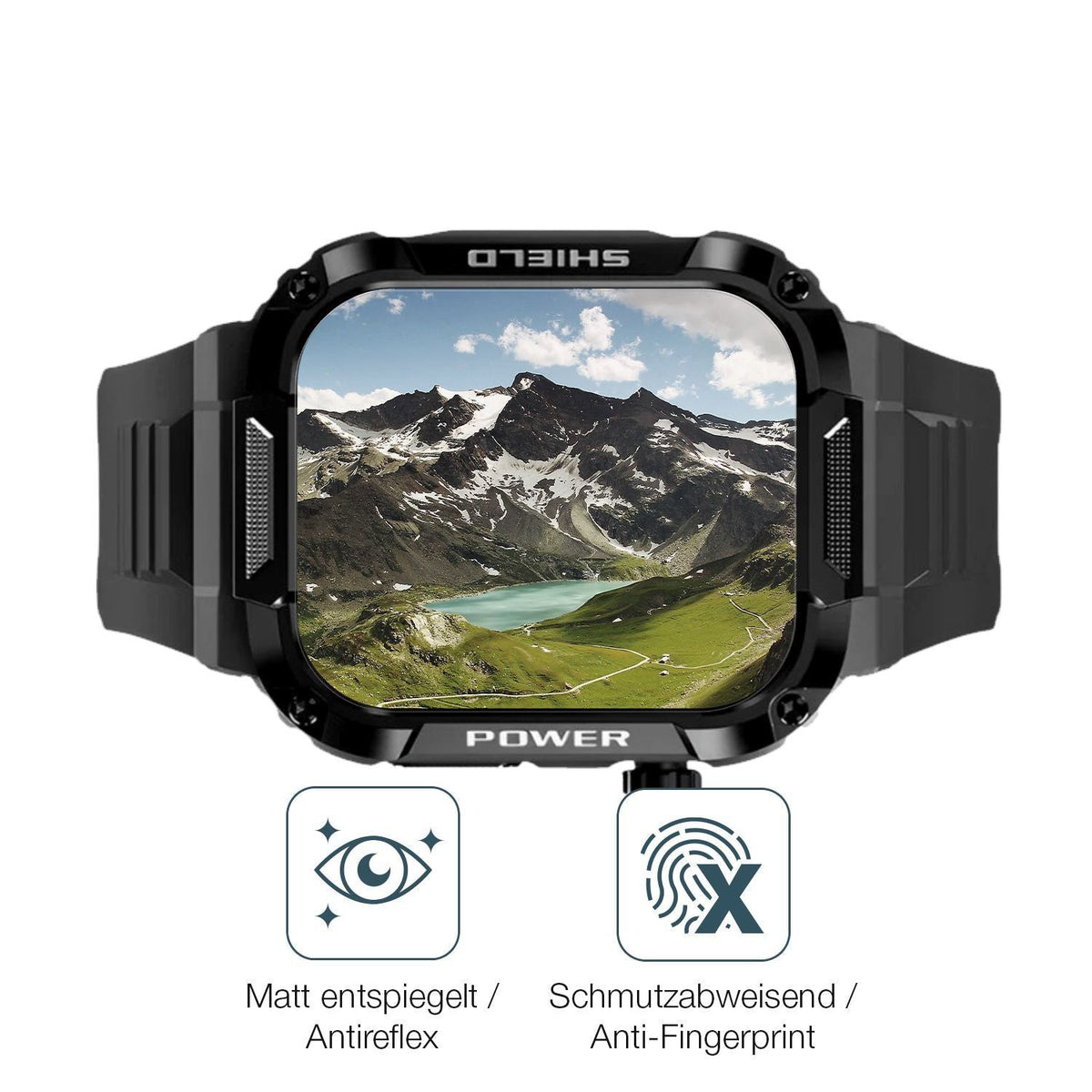 2x 9H Schutzfolie matt für GARD PRO Ultra Panzerfo (5)