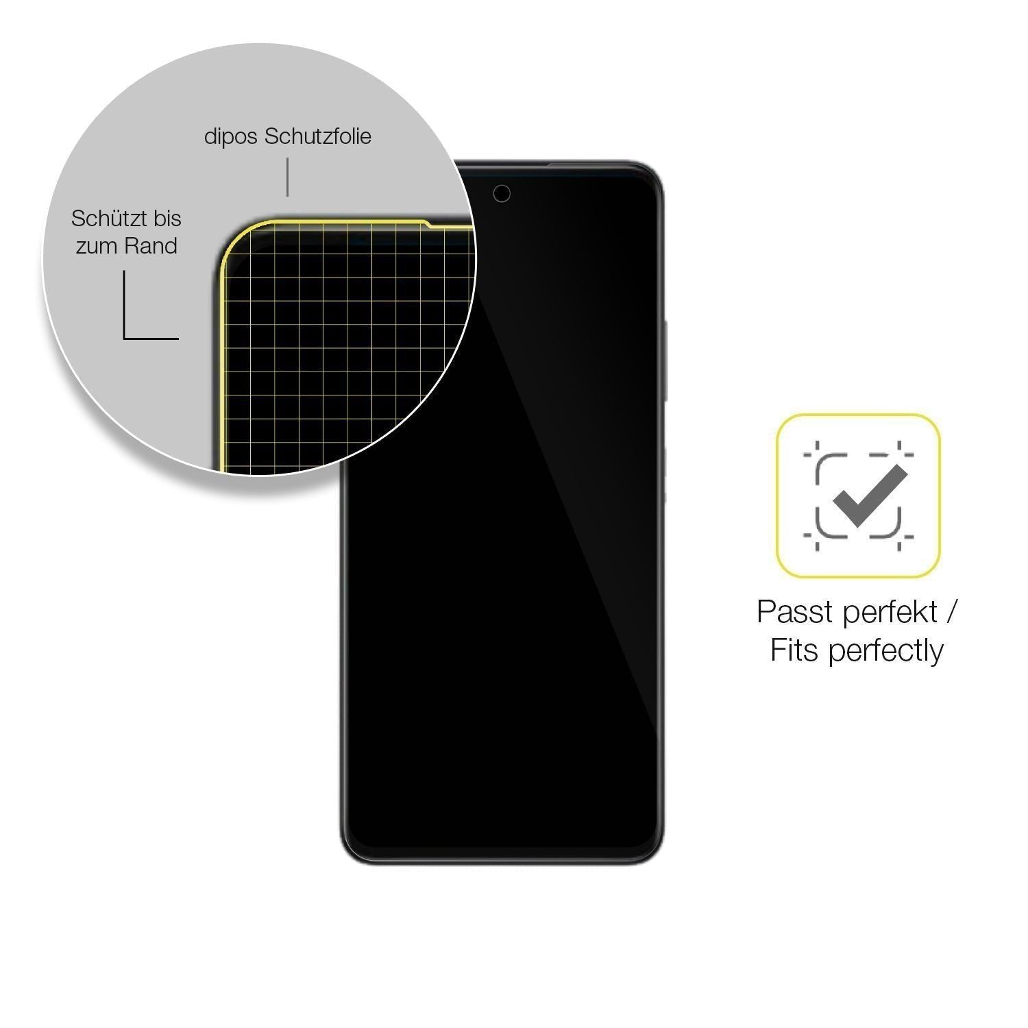 2x 3D Full Cover Schutzfolie für Huawei Nova Y73 (6)