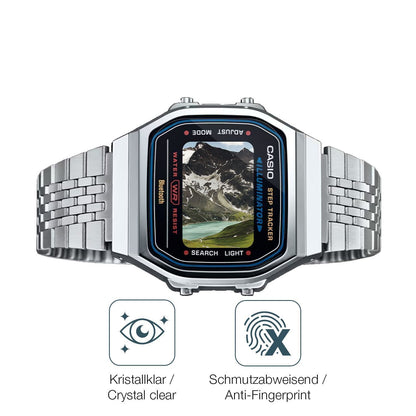 6x Schutzfolie klar für Casio Iconic ABL-100WE-1A  (4)